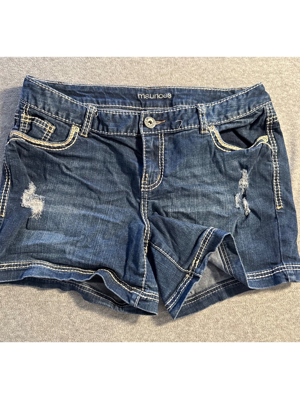 Maurices denim shorts size 11 12